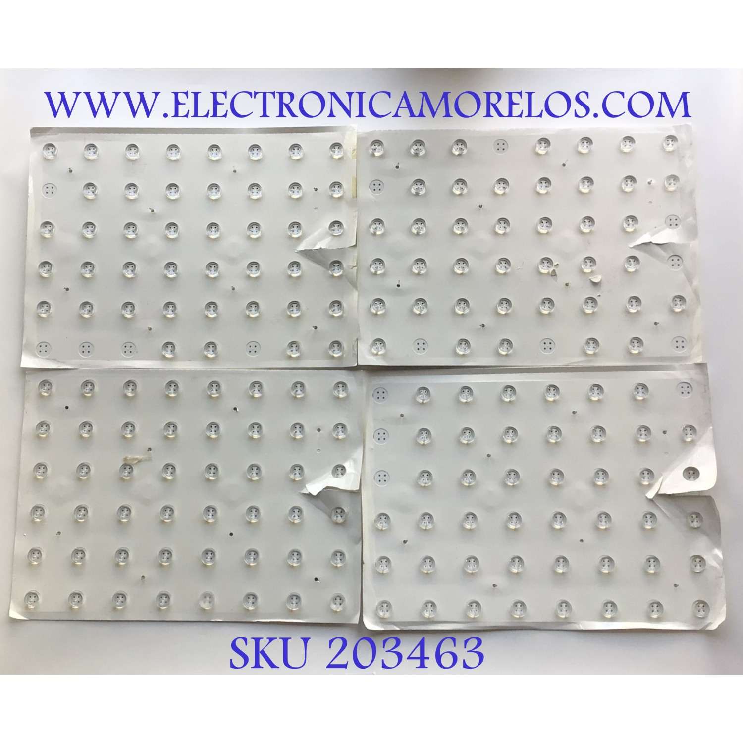 KIT DE LED'S PARA TV (( KIT CONSTA DE 9 PZ )) / NUMERO DE PARTE SVG750A08 / SVG750A08_REV05_48LED_160118
